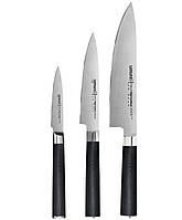 Набір з 3 кухонних ножів Samura Mo-V у подарунковому футлярі (SM-0230)