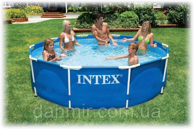 Басейн каркасний Intex 366 х 76 см з фільтром (26712NP)