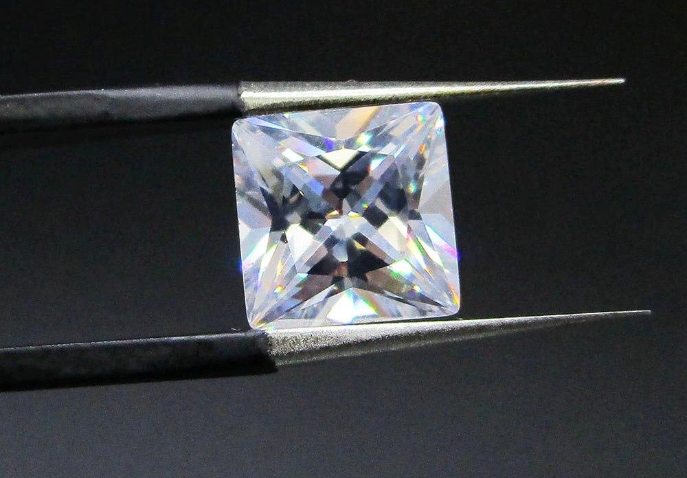 Кубічний Цирконій квадрат 3 х 3 мм, фото 1