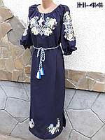Вишите в Українському стилі  плаття вишиванка  з плетеним пояском