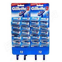 Станок Gillette 2  ПЛАНШЕТ ( 24 шт) (6866)