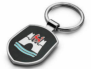 Оригінальний брелок Volkswagen Classic Keyring, Wolfsburg Coat of Arms (311087010A)