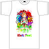 Футболка Дівчина з мандалою, Фестиваль Фарб Холі, футболка на Фестиваль Фарб, Рекомендується на Holi Fest!, фото 2