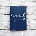Обкладинка для паспорта Travel Daddy (темно-синій), фото 2
