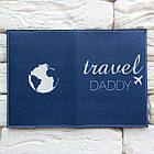 Обкладинка для паспорта Travel Daddy (темно-синій), фото 3
