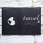 Обкладинка для паспорта Travel Daddy 2 (чорний), фото 3