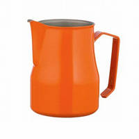 Пітчер кувшин для збивання молока Motta Europa 350 мл Помаранчевий Молочник для кави