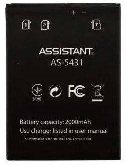 Акумулятор Assistant AS-5431 (2000 mAh), фото 1