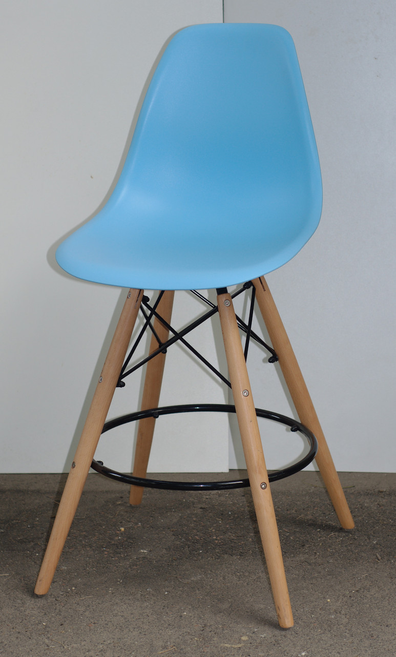 Полубарный стілець Nik Eames, блакитний