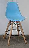 Полубарный стілець Nik Eames, блакитний, фото 2