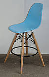 Полубарный стілець Nik Eames, блакитний, фото 4