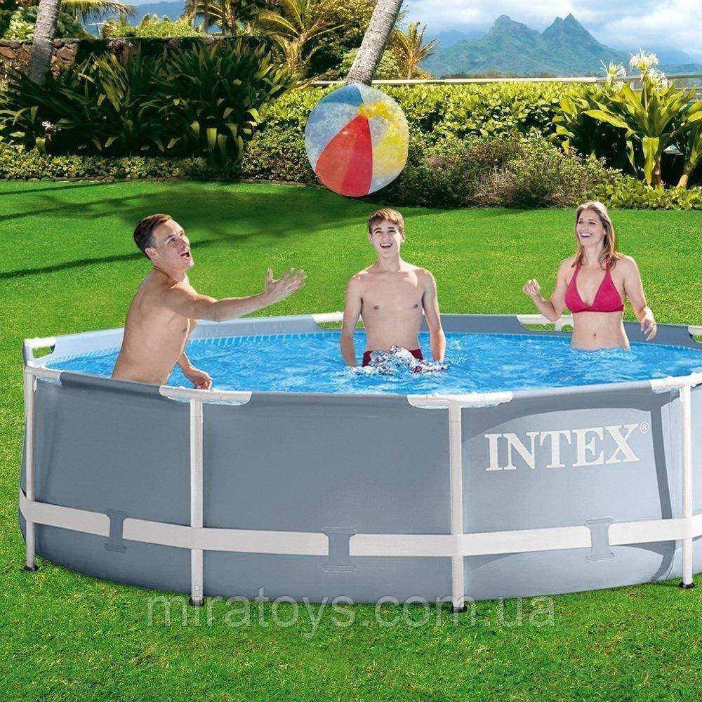 ✅Каркасний басейн Intex 26702, 305 x 76 см (1 250 л/год) + насос-фільтр