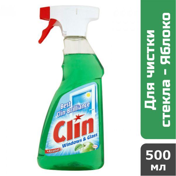 Засіб для миття вікон Clin Яблуко, 500 мл