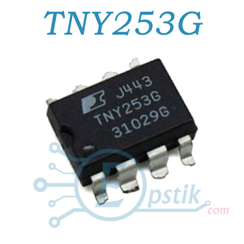 TNY253G, контролер ШІМ Low Power Off-line switcher, SMD8
