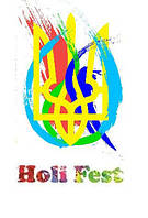 Футболка з Тризубом, Фестиваль Фарб Холі, футболка на Фестиваль Фарб, Рекомендується на Holi Fest!