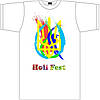Футболка з Тризубом, Фестиваль Фарб Холі, футболка на Фестиваль Фарб, Рекомендується на Holi Fest!, фото 2