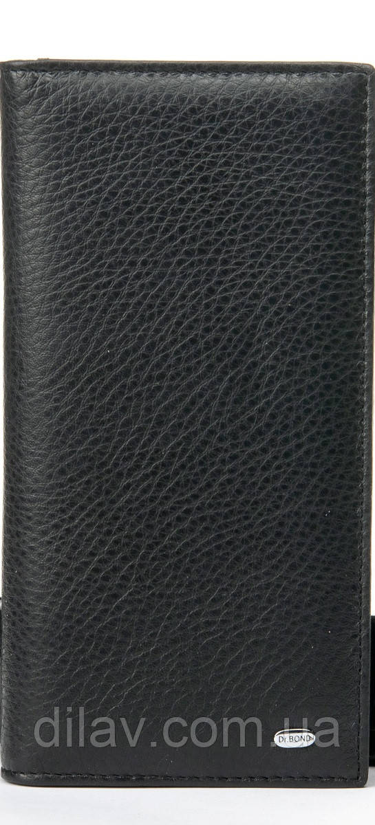 Жіночий шкіряний гаманець 10*19*3 чорний
