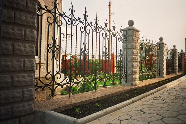 Кований забор, фото 1