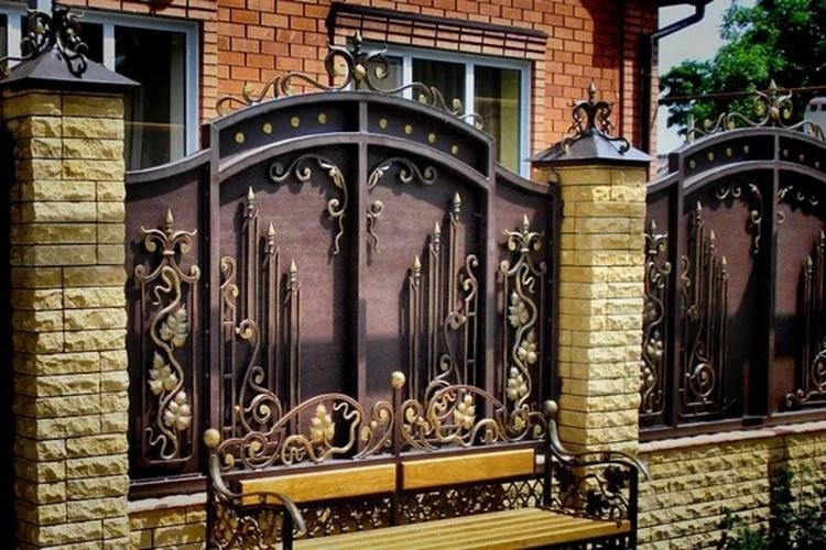 Кований забор, фото 1