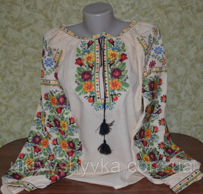 Вишита сорочка "Королівська" кремова
