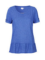 Женская футболка синего цвета Blue 1 T-shirt от Peppercorn в размере М