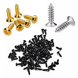 Пікгард для електрогітари Fender Stratocaster ST China ЧОРНИЙ, фото 8