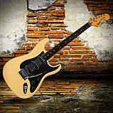 Пікгард для електрогітари Fender Stratocaster ST China ЧОРНИЙ, фото 2