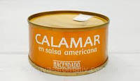 Кальмар кусочками в американском соусе Hacendado Calamar en salsa americana 80 г Испания