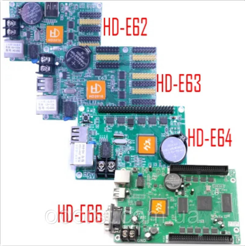 Контроллер HD-E62 для светодиодных LED экранов(бегущих строк) - фото 3 - id-p988336254