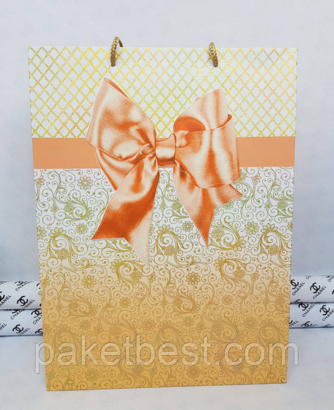 Подарунковий Пакет Преміум ГІГАНТ 31х42х12см