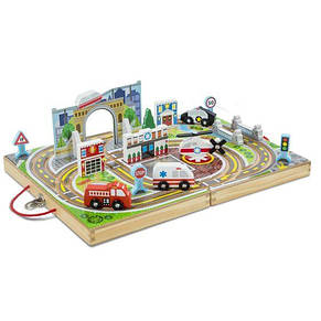 Дерев'яний футляр Melissa&Doug Місто, фото 1