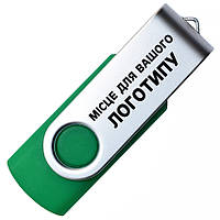 Флеш накопитель USB 16ГБ ЗЕЛЕНЫЙ (под нанесение) 0801-7-16GB | Юсб флешка