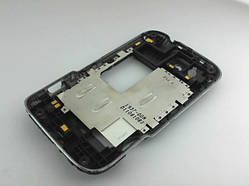 Кришка середня (основа) зі сріблястою рамкою HTC Wildfire S (A510e) (74H01937-00M), Б/У