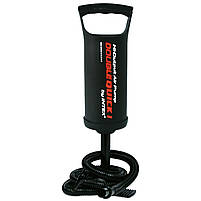 Надувний матрац Intex + 2 подушки і насос 203x152 см (68765). Дуже добре підходить для відпочинку на природі і море, фото 2