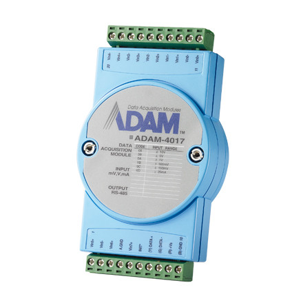 ADAM-4017-D2E, Модуль вводу, 8 каналів аналогово введення