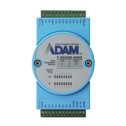 ADAM-4055-BE Модуль з 16 ізольованими каналами дискретного вводу/виводу з Modbus