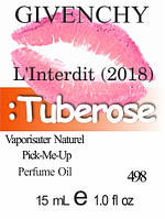 Парфумерна олія (498) версія аромату Живанші L'Interdit 2018 — 15 мл композит у ролоні
