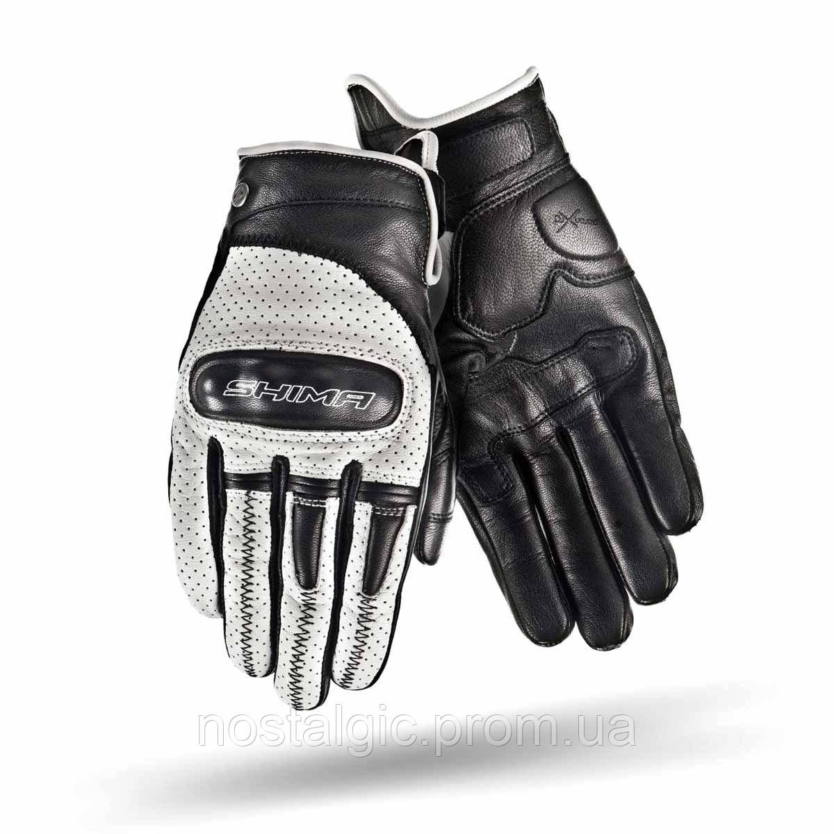 Мотоперчатки SHIMA CALIBER white