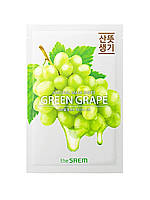 Тканевая маска с экстрактом зелёного винограда The Saem Natural Green Grape Mask Sheet 21 мл (8806164160459)
