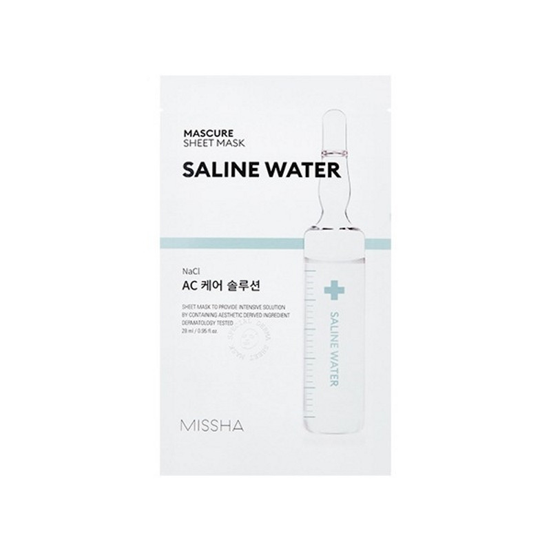 Маска для обличчя від запалень Missha Mascure AC Care Solution Sheet Mask Saline Water 28 мл (8809581456570)