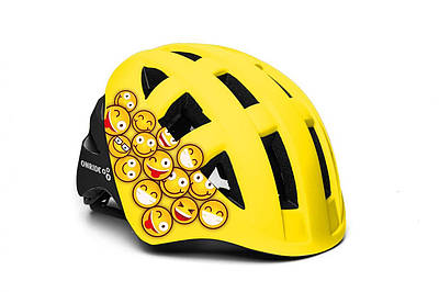 Велосипедный детский шлем ONRIDE BUD смайлы