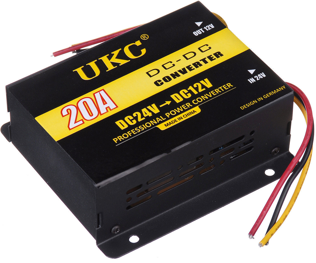 Інвертор (перетворювач напруги) UKC DC/DC 24v-12v 20A (3387)