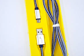 Кабель Usb Micro USB 4you Neva (2400mah, чорний), фото 3