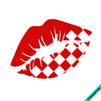 Термопереводки на сорочки Губи [Свій розмір і матеріали в асортименті]