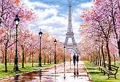 Пазли Романтична прогулянка в Парижі на 1000 елементів