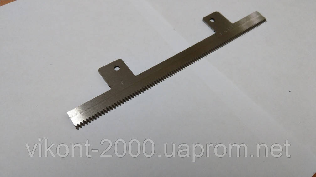 Нож зубчатый 230х41,7х2,0 мм. для упаковочных автоматов и полуавтоматов - фото 1 - id-p988608322