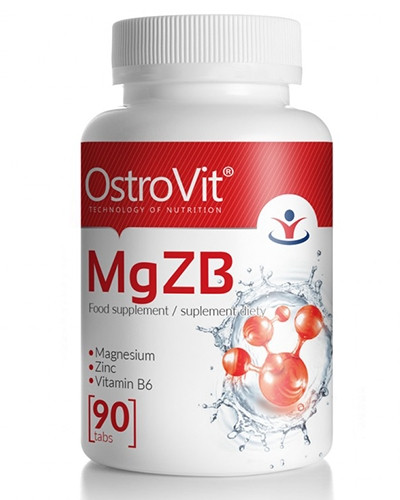 Комплекс Витамина В6, Цинка и Магния OstroVit Mg ZB (ZMA) (90 Tab ...