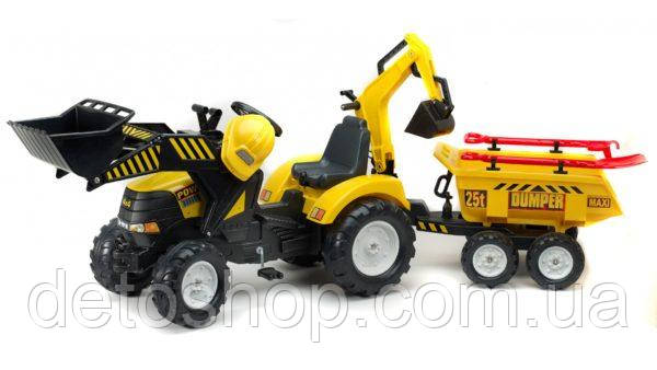 Трактор із причепом і 2 ковшеми Falk 1000WH Powerloader