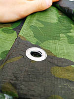 Тент універсальний. 5х8м. "Хакі". 90 г/м2.З кільцями.Ламінований. От дождя.Для тени