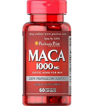 Maca 1000 mg Exotic Herb for Men (60 caps) Puritan's Pride